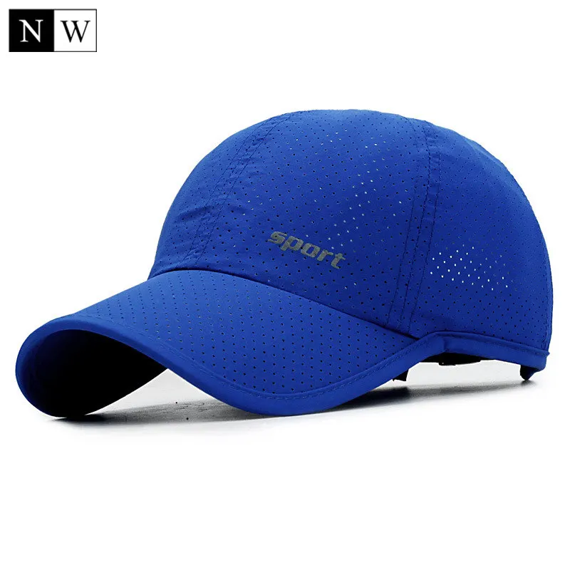 [NORTHWOOD] летняя бейсбольная кепка с сеткой Snapback, одноцветная Кепка с козырьком, Солнцезащитная бейсболка, остроконечная Кепка для папы для взрослых - Цвет: sky blue