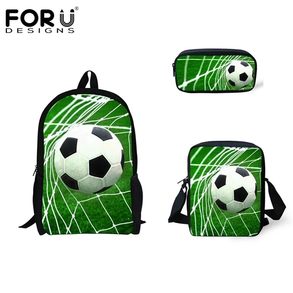 MQ0208CEK FORUDESIGNS/детская школьная сумка для мальчиков с рисунком для ног, ортопедический рюкзак, школьный детский рюкзак для книг, новые подарки, 3 шт./компл - Цвет: MQ0208CEK