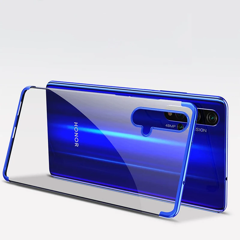 Чехол-накладка для телефона Huawei Honor 20 Pro 20i Lite View V20 прозрачный мягкий силиконовый