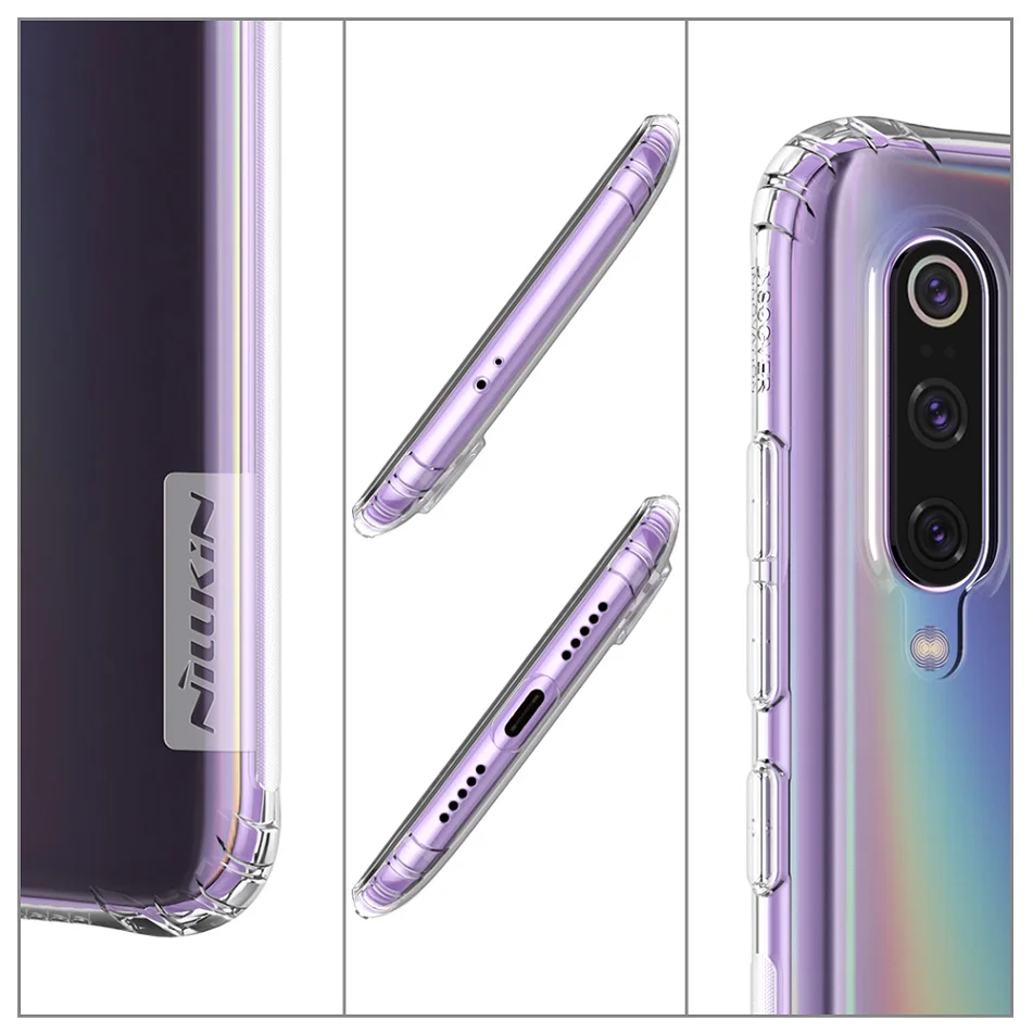 Для Xiaomi mi 9 SE чехол Корпуса 6 39 ''Nillkin природа прозрачный мягкий кремний ТПУ для