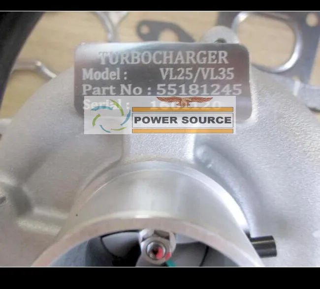 Турбокомпрессор Turbo RHF4H VL35 VL25 VG400007 55181245 71783881 для FIAT Doblo Punto II Idea Lancia Musa Multijet 8 в л JTD 74
