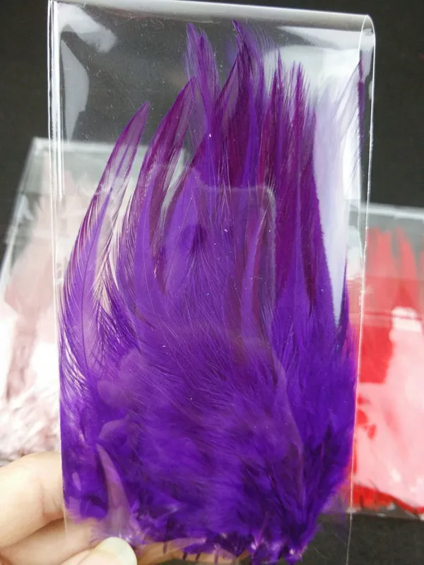 purple Bloodfang 20 шт. Высокое качество перо фазана, 4-6 дюймов/10-15 см DIY украшения ювелирных изделий, аксессуары для одежды - Цвет: purple