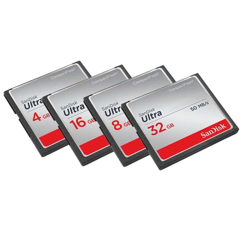 Двойной Флеш-накопитель SanDisk Ultra карты памяти CompactFlash 16GB CF 333X 50 МБ/с. читать