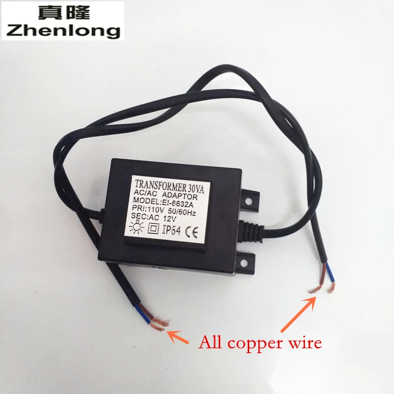 Zhenlong AC110V 220 В LED Импульсные блоки питания к AC12V/24 фонари бассейн ip68