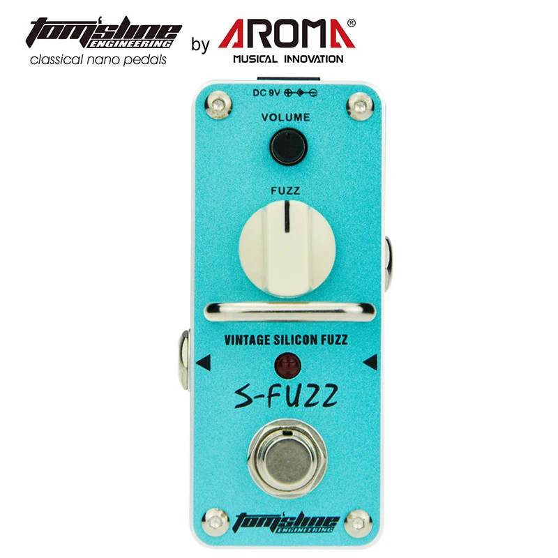 Арома ASF 3 S Fuzz Винтаж кремния педаль эффектов для электрогитары мини один|pedal