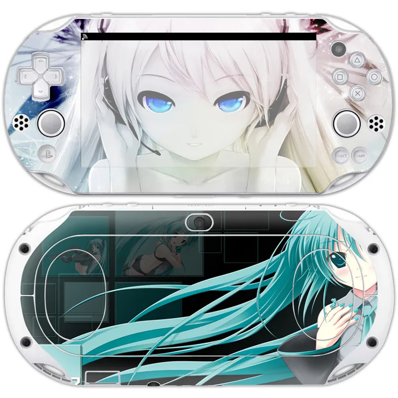 Виниловая наклейка Hatsune Miku для девочек защитная пленка Sony PlayStation PSvita 2000 наклейки