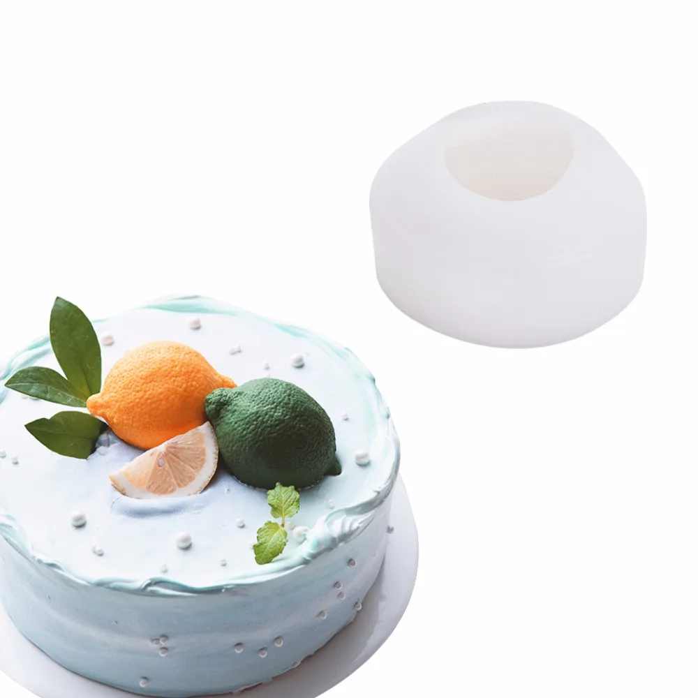 3D силиконовая форма для торта с лимоном выпечки фруктов муссов шоколада