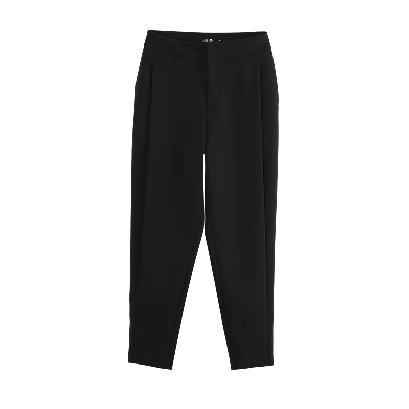 Toyouth High Waist Harem Pants Autumn Solid Trousers Women Fashion Loose Radish Pantalones Mujer Size 25~31 Casual Pants