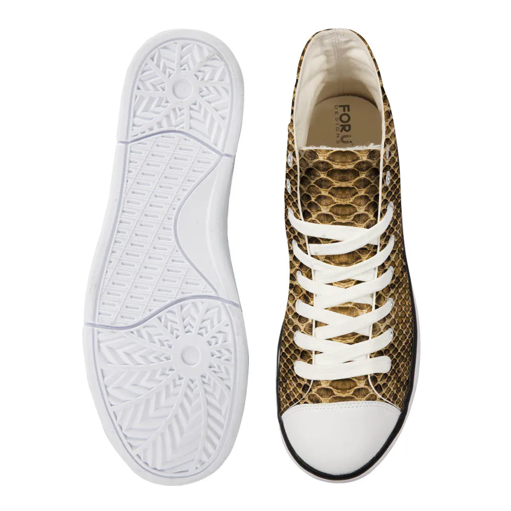 Бесшумные женские кроссовки с принтом гепарда Классические высокие для девочек