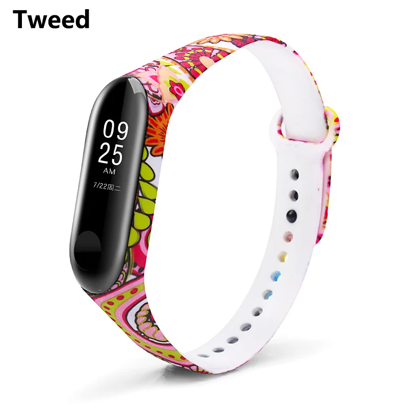 Tweed BOORUI ремешок Miband 3 pulsera удобный mi band 3 ремешок различные умные аксессуары ремешок для xiaomi mi band 3 браслет - Цвет: Tweed