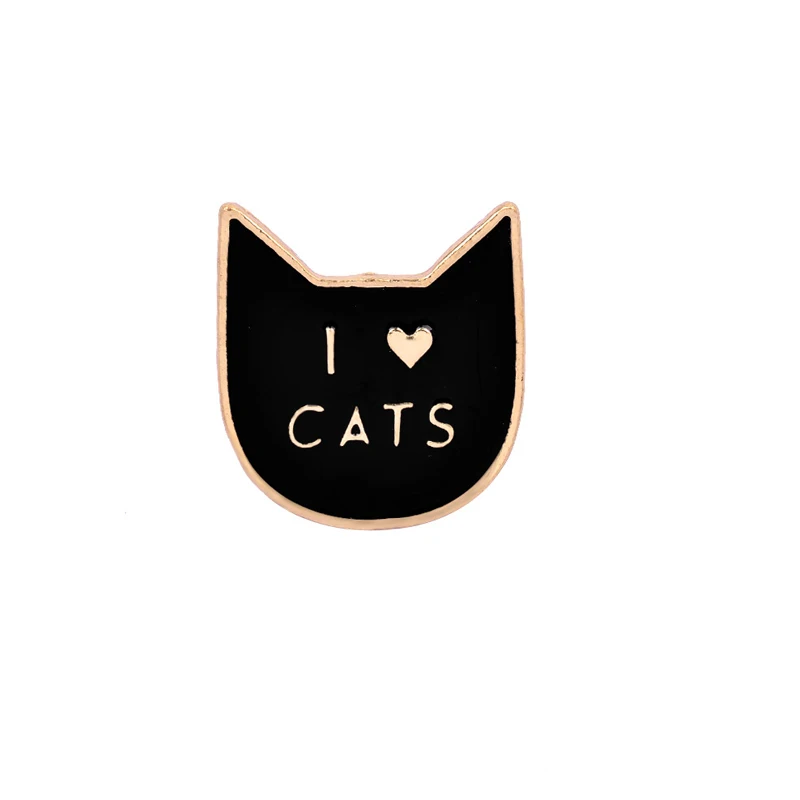 Сексуальные губы Кот "I Love Cats" Гитара белая парусиновая обувь эмалированная брошь булавки милые Мультяшные ювелирные изделия джинсовый воротник украшение кнопка булавка