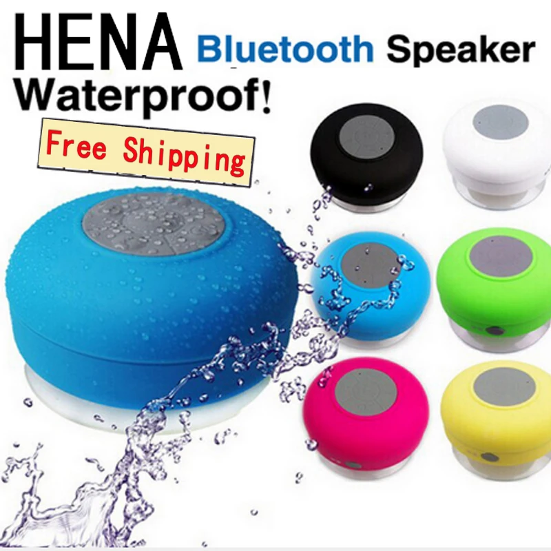 Хена большие скидки высокое качество водонепроницаемый динамик bluetooth sucker