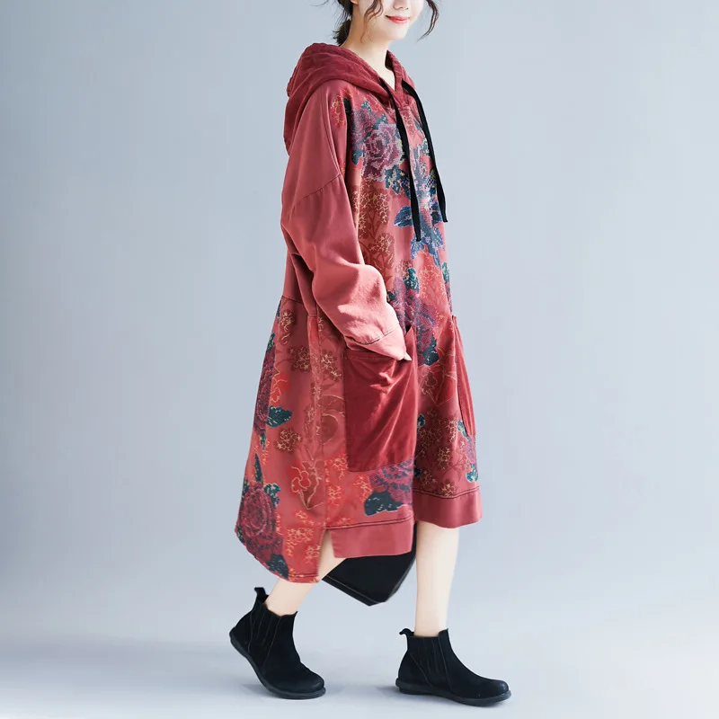 Осень Зима Платья для женщин одежда с длинным рукавом 2019 корейская мода Винтаж