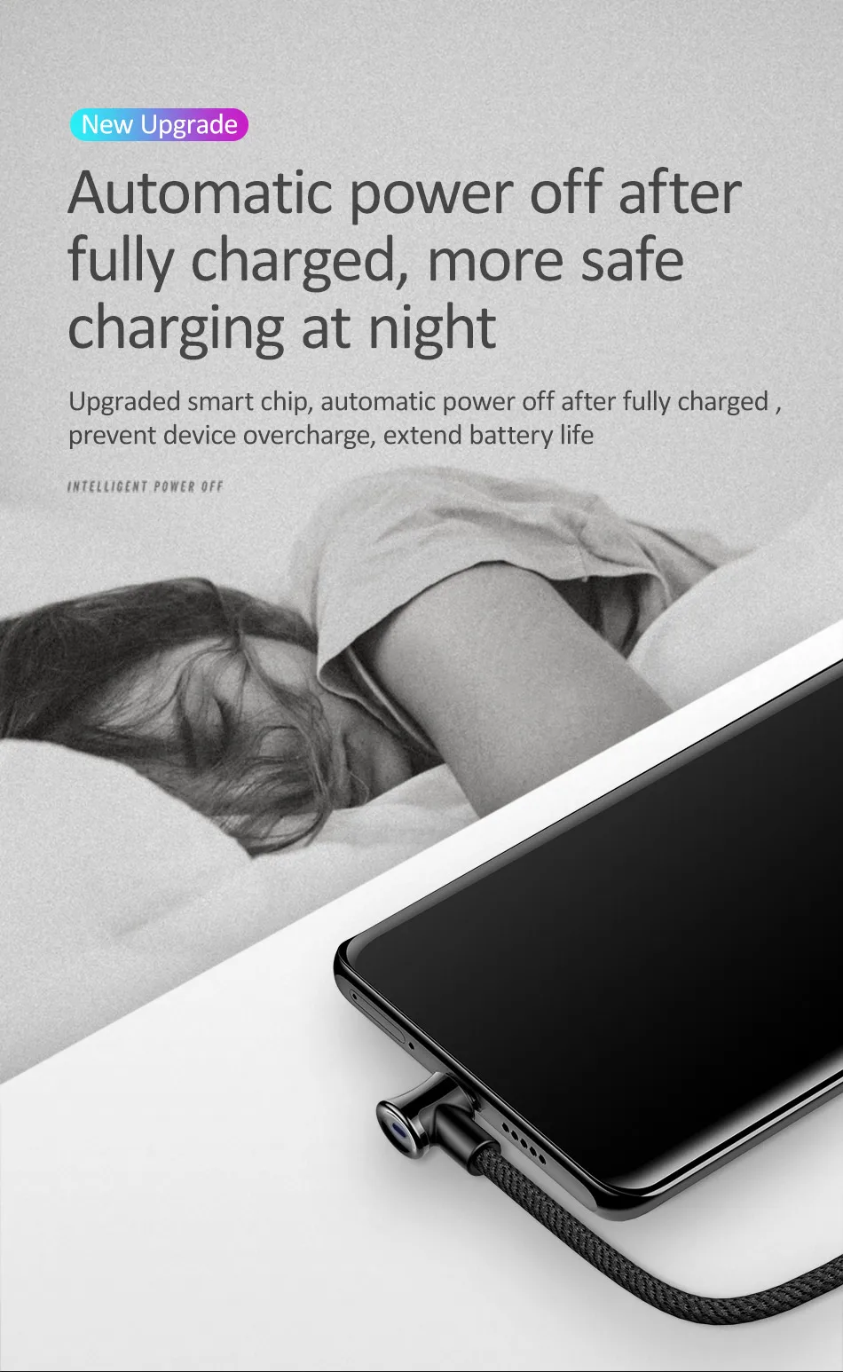 Кабель USAMS type C с прямым углом автоматического отключения питания USB C кабель для быстрой зарядки и передачи данных type-C шнур для samsung Xiaomi