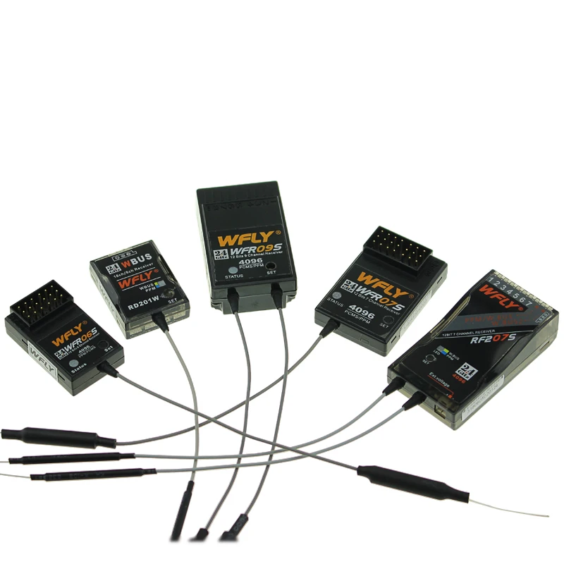 Приемник WFLY 2 4G WFR04S WFR06S WFR07S WFR09S WBUS RF201S RF207S PPM/PCMS для дистанционного управления