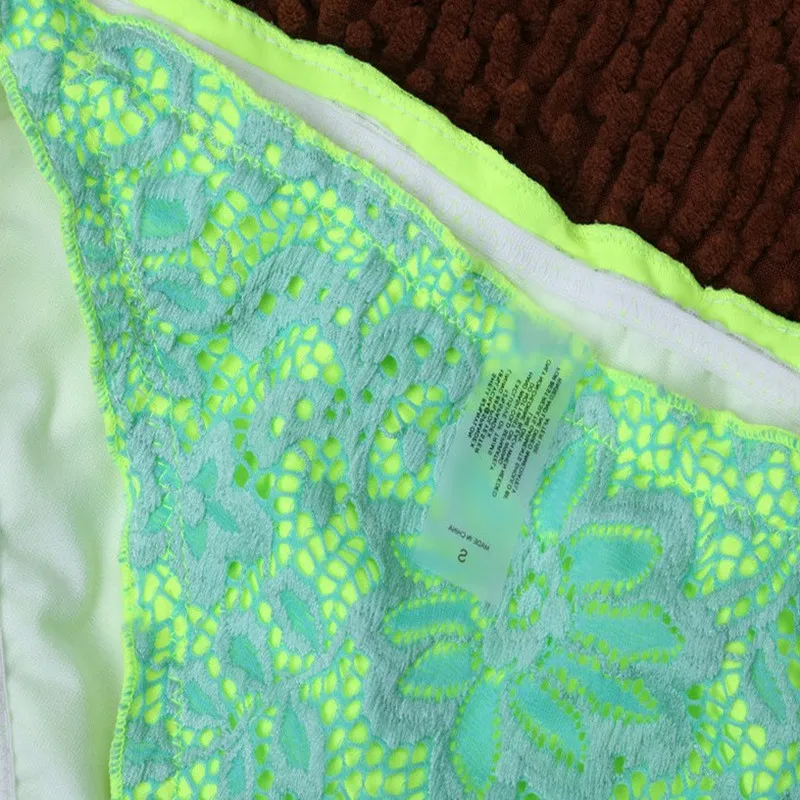 Женский купальник соблазнительное кружево комплект стильного бикини