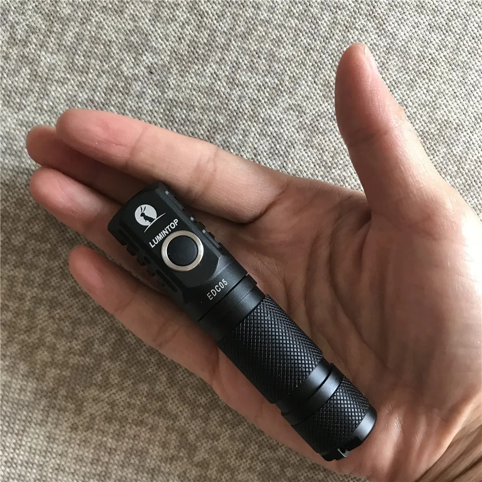 LuminTop EDC05 CREE XPL светодиодный брелок фонарик с магнитом 14500 AA мощный EDC светильник для цеха