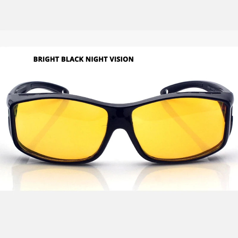 bright-black-yellow Новинка, модные солнцезащитные очки для вождения, мужские, женские, поляризационные, для ночного видения, солнцезащитные очки для вождения, мужские солнцезащитные очки oculos de sol masculino - Цвет линз: bright-black-yellow