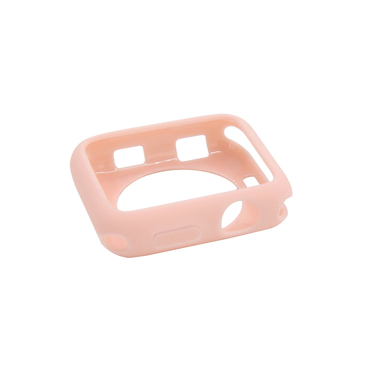 Розовый Аксессуары для часов Apple Watch Case Series 3 2 1 Ультратонкий Мягкий чехол из ТПУ для iWatch 42 мм 38 мм силиконовый чехол - Цвет: Розовый
