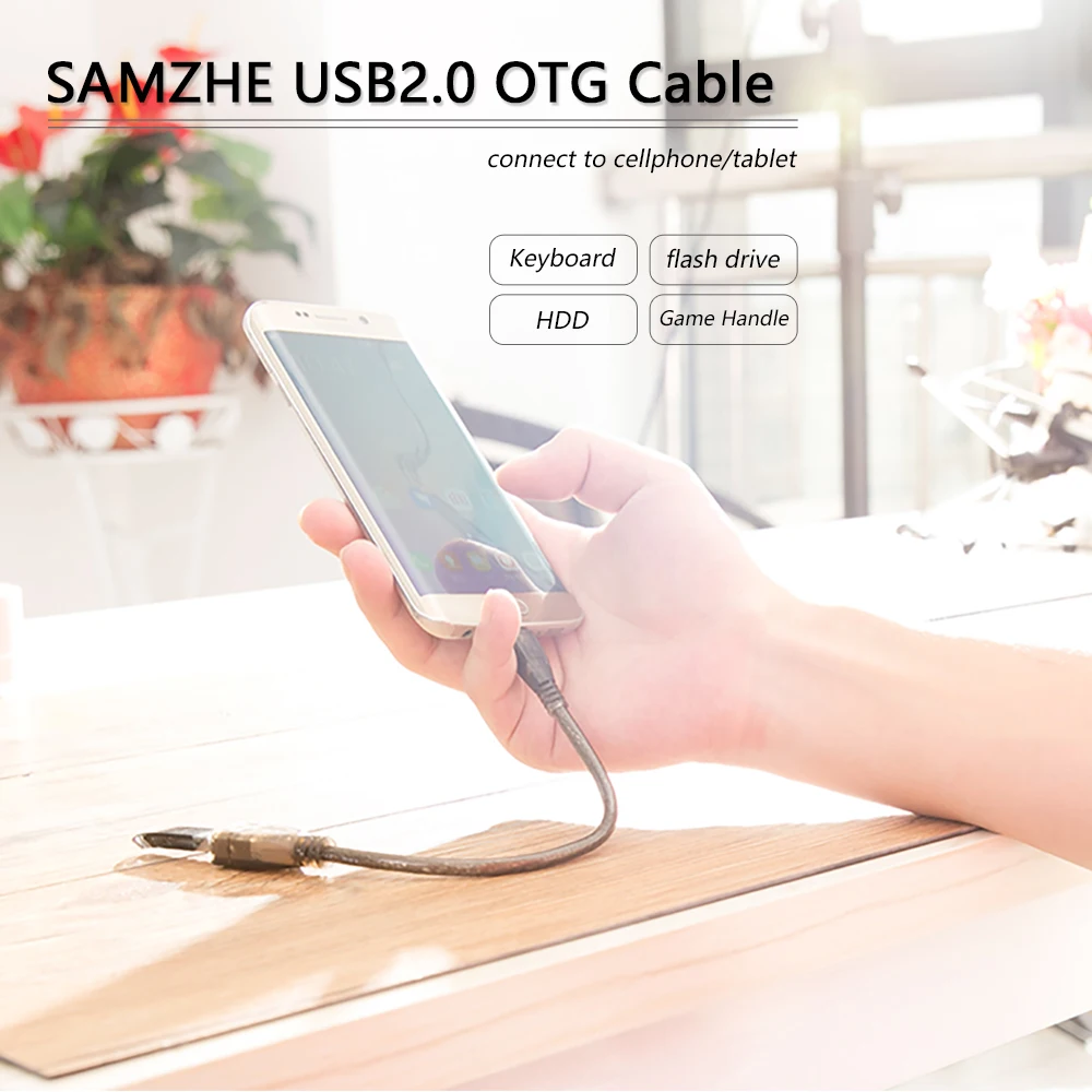 SAMZHE USB 2 0 Micro OTG кабель адаптер телефон флэш накопитель конвертер для Android SAMSUNG XIAOMI