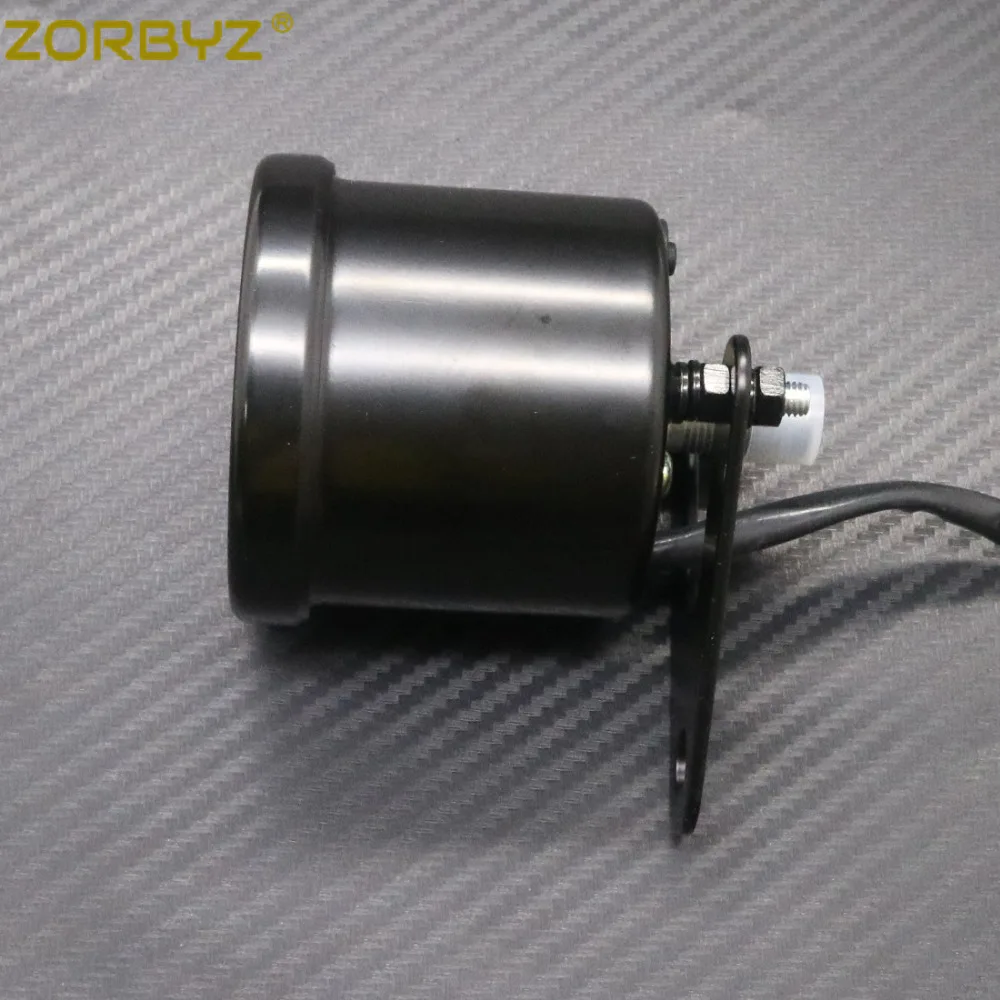 ZORBYZ мотоцикл черный/хром 4 в 1 Ретро светодиодный ЖК дисплей Тахометр спидометр