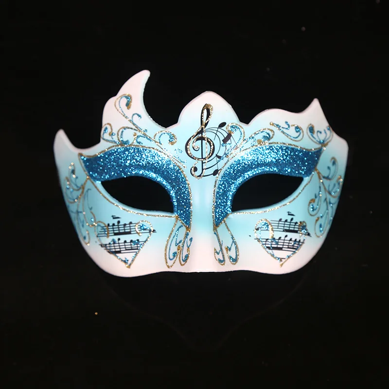 GNHYLL новая золотая Маскарадная маска Mardi Gras Note маска для женщин Венецианская маска Половина лица Венецианский шар маска для Хэллоуина Рождество