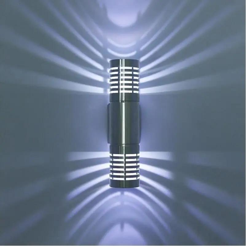 Современный светодиодный настенный светильник 6 Вт цилиндрические алюминиевые