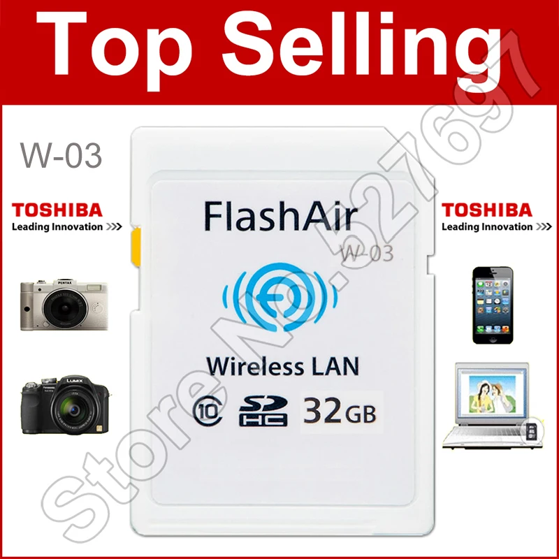Wi-Fi загрузить фото видео на телефон и т. д.! карты памяти 8 г 16 ГБ 32 sd-карта flashair Class 10