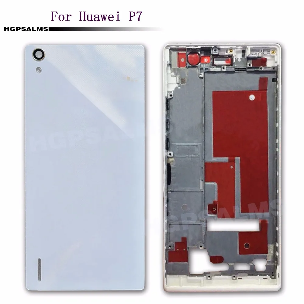 Для huawei P7 Батарея чехол Корпус задняя крышка для задней части телефона c