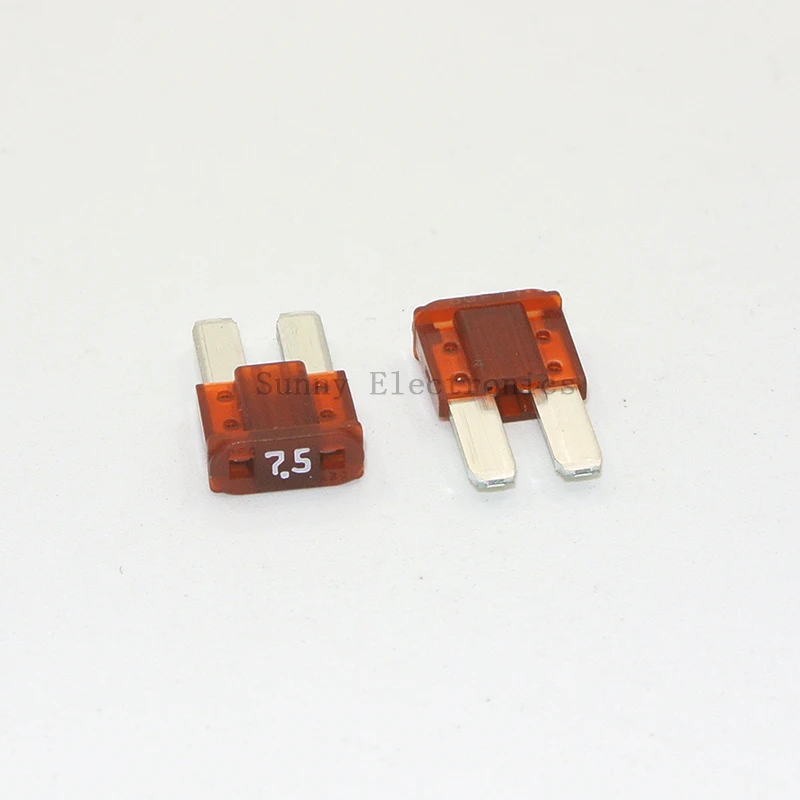 Микро2 10 PK ATR 7.5A AMP FUSE BLADE MICRO 2 LEG для нового ford/fox/mondeo/Dodge/JEEP|ford fuse|1 amp blade fuse |