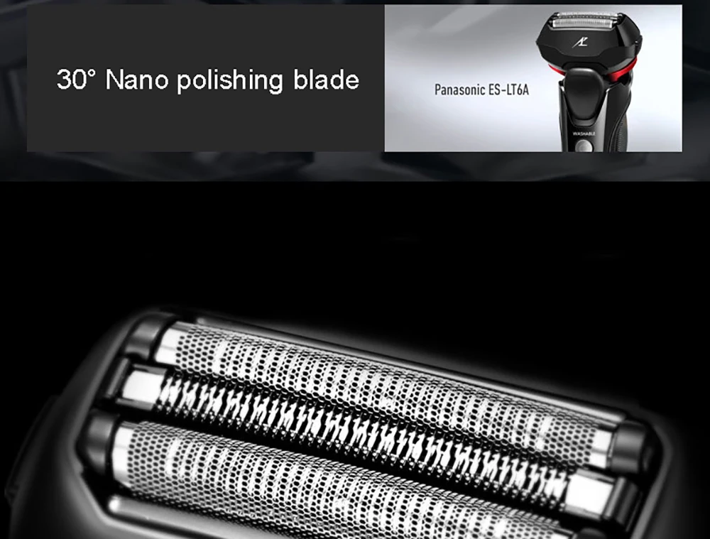Panasonic ES-LT2A аккумуляторная электрическая бритва 3D плавающая режущая головка Водонепроницаемая Мужская быстрая бритва Поддержка plug and play