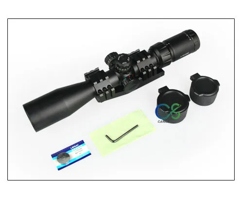 PPT 3-9X40BE прицел красный/зеленый/синий с подсветкой для охоты gs1-0247