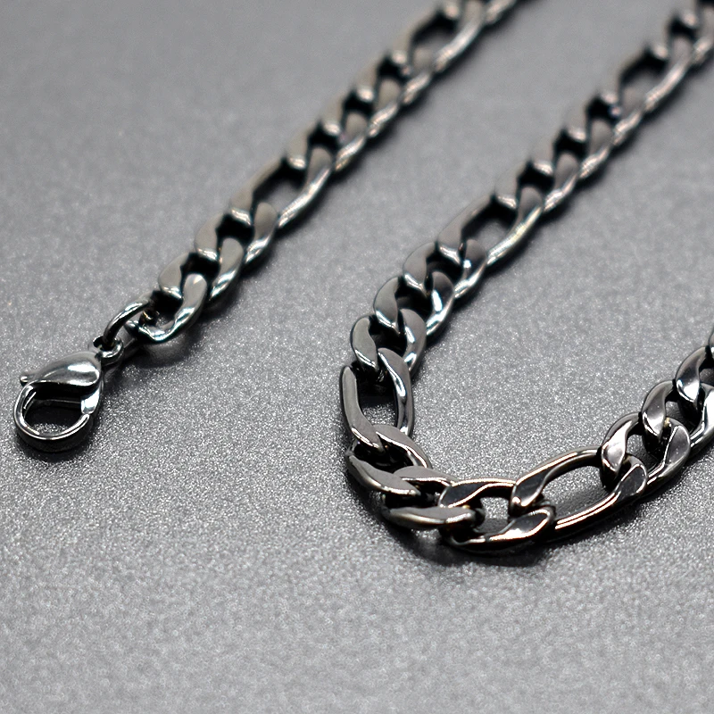 Ожерелье AMUMIU нержавеющая сталь золотого цвета 45 70 см 6 мм|necklace chain|rope necklacechain men |