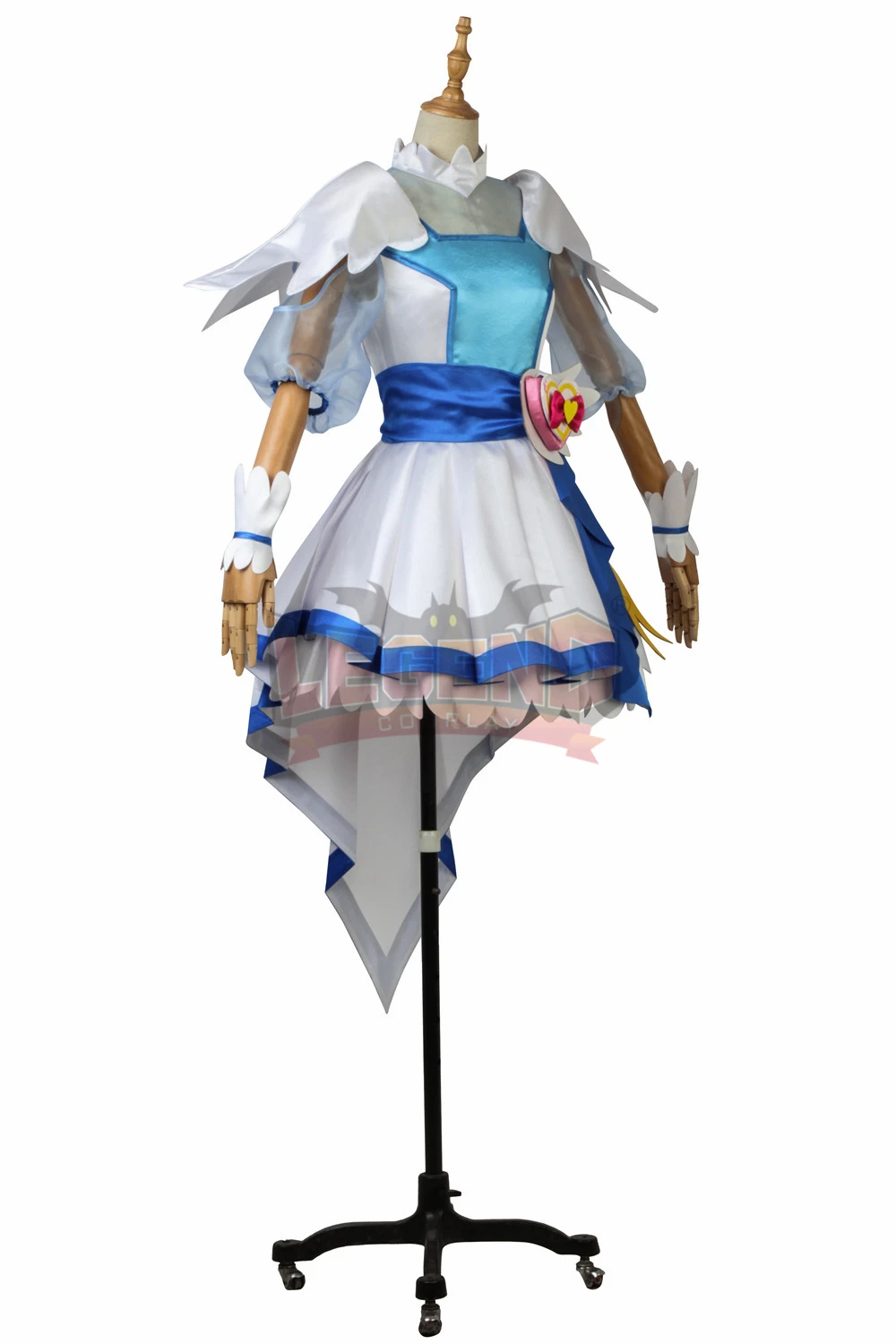 Аниме Pretty Cure Precure Hugtto!Cure Ange Yakushiji Saaya Косплей Костюм Платье Полный комплект
