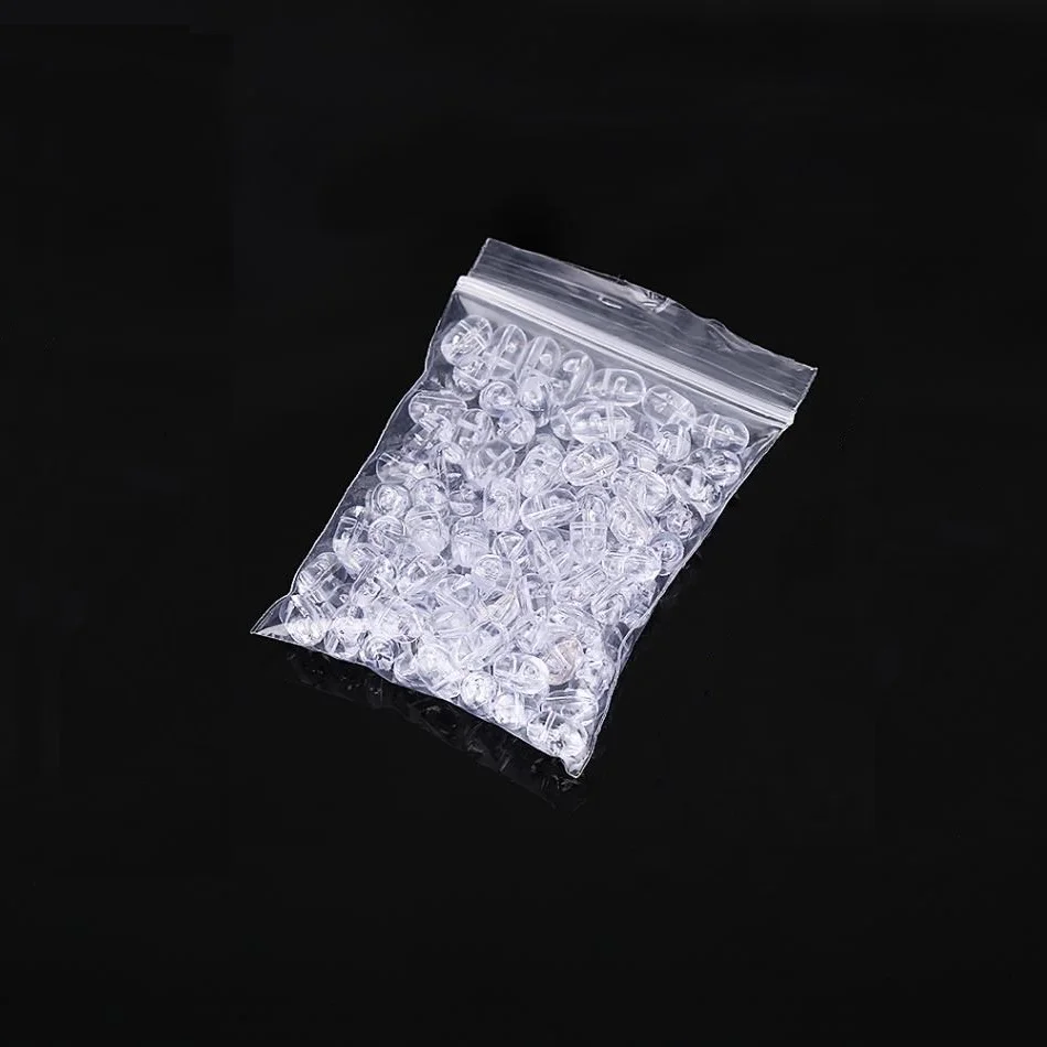 100 шт. овальные жемчужные рыболовные бусины с отверстием для Креста пластиковые