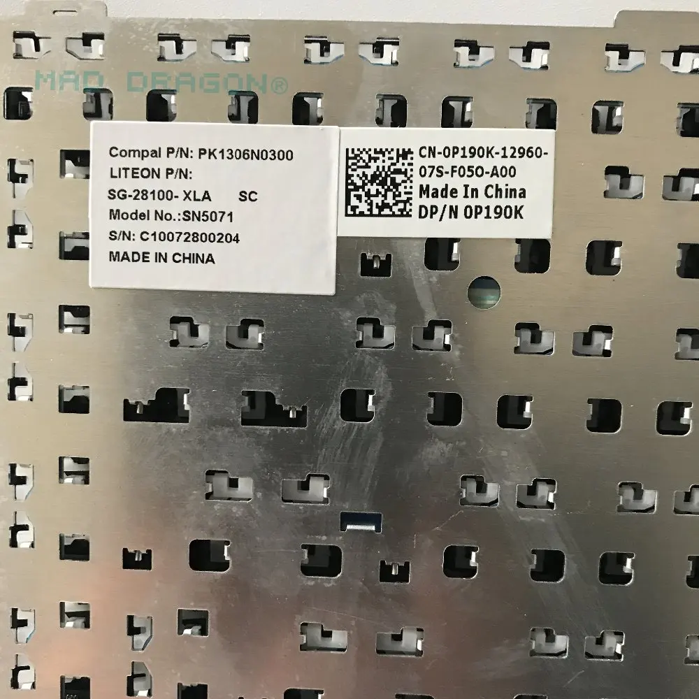 Новая и Оригинальная клавиатура для ноутбука ASUS Z96 S96 Dell 1425 1427 toshiba STI type US SC SN5071 P190K
