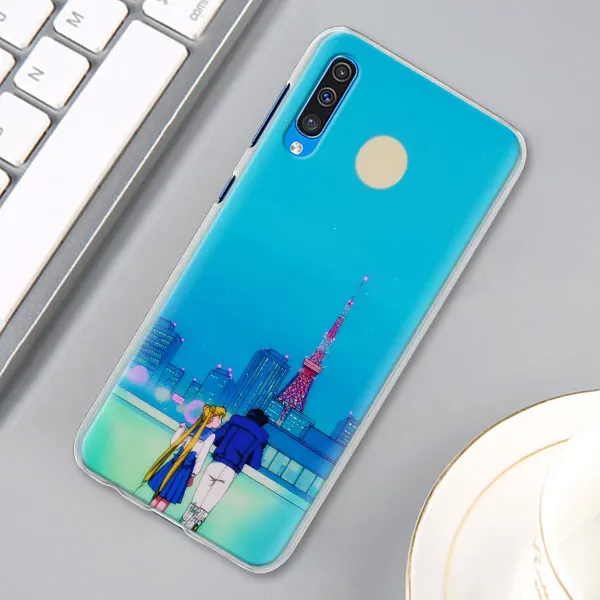 07 Для девочек с рисунком Сэйлор Мун, чехол с рисунком из аниме для samsung Galaxy A30 A40 A50 A70 A6 A8 плюс A7 A9 M30 чехол для телефона Coque - Цвет: 07