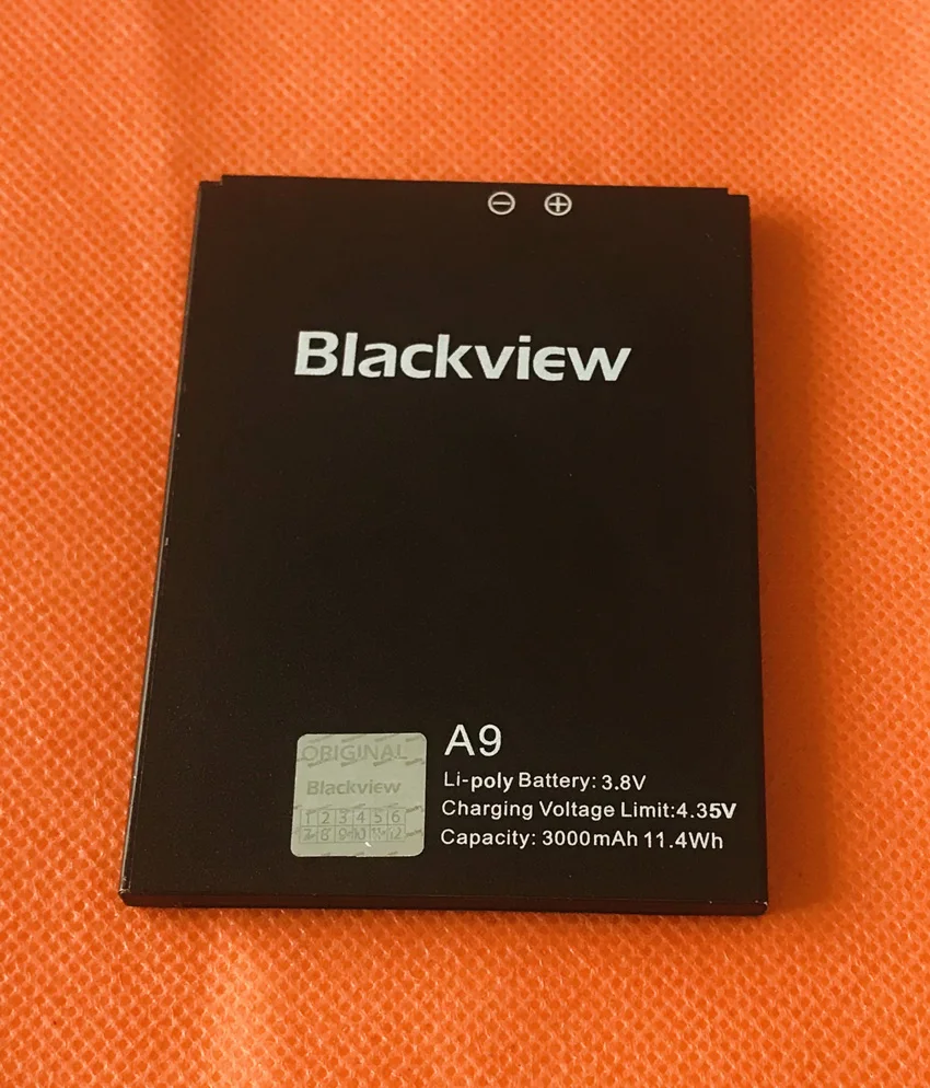 Оригинальный б/у аккумулятор 3000 мАч для Blackview A9 Pro MTK6737 Quad Core 5 0 &quotHD x|Аккумуляторы
