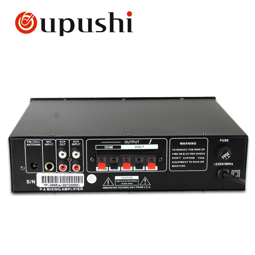 Горячая Oupushi 70/100 V PA ламповый усилитель Bluetooth 60 Вт, 80 Вт домашний мини аудио усилитель плата с пультом дистанционного управления