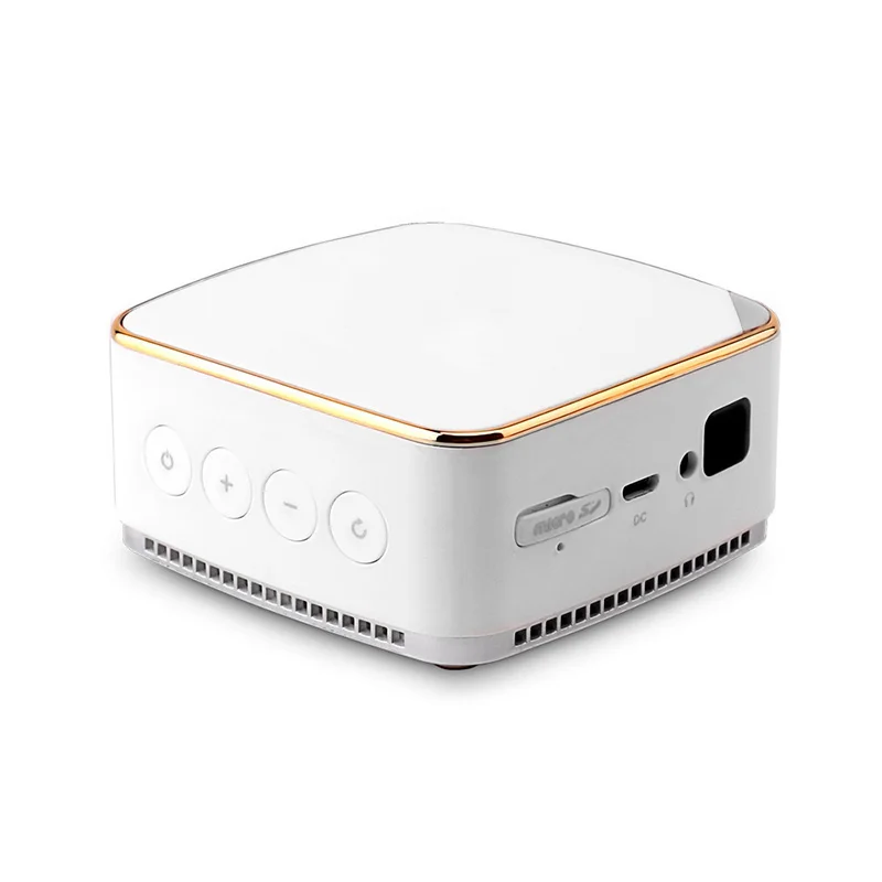 Звук Шарм мини проектор Android 5.1 Пико DLP Портативный Проектор Wi Fi AirPlay Miracast зеркало