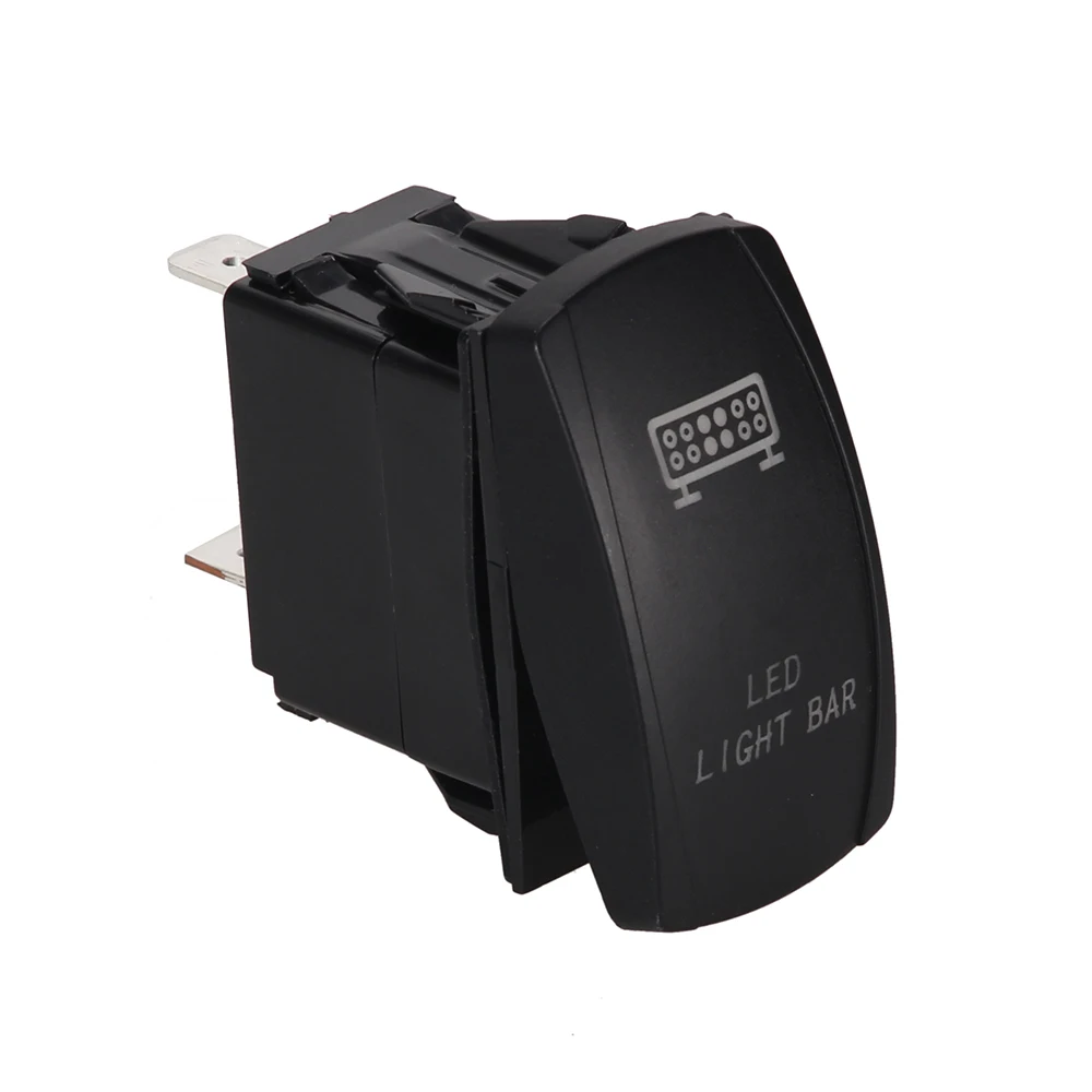 CARCHET 5PIN DC12V 20A/DC24V 10A переключатель кулисный с белым светодиодным индикатором