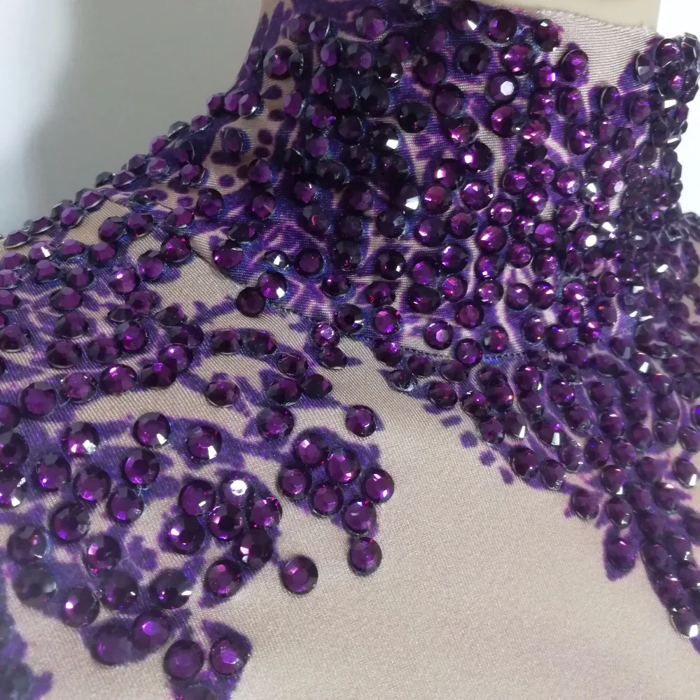 3 вида цветов блестящие стразы обтягивающий комбинезон для ночного клуба сцены