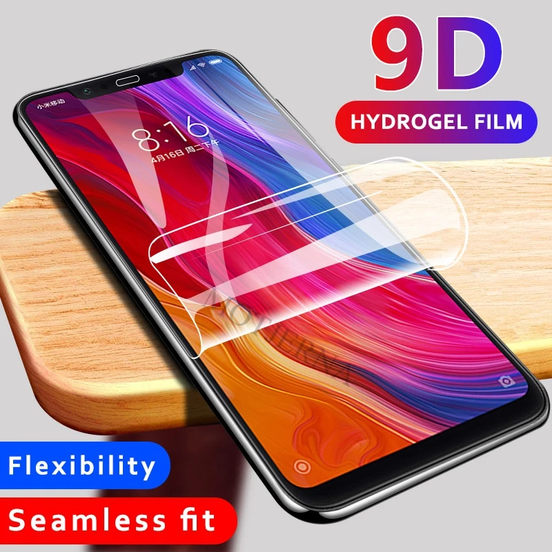 9D ультра тонкая HD Прозрачная мягкая Гидрогелевая пленка для Xiaomi Mi 9 SE 8 Lite A2 Pocophone F1