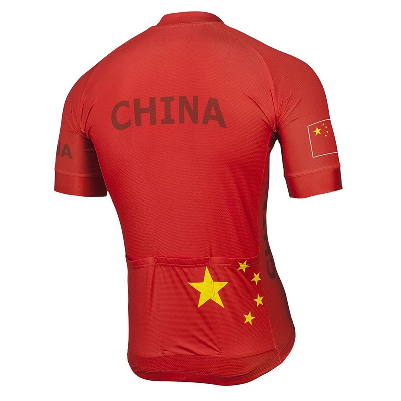 2020 China Men Cycling Jersey Bike Road Mountain Race Tops Bicycle Wear Red Racing Clothing Breathable | Спорт и развлечения