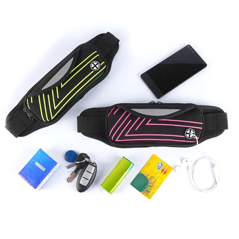 

Водонепроницаемый спортивный поясной ремень поясная сумка для бега кемпинга туризма сумка на молнии