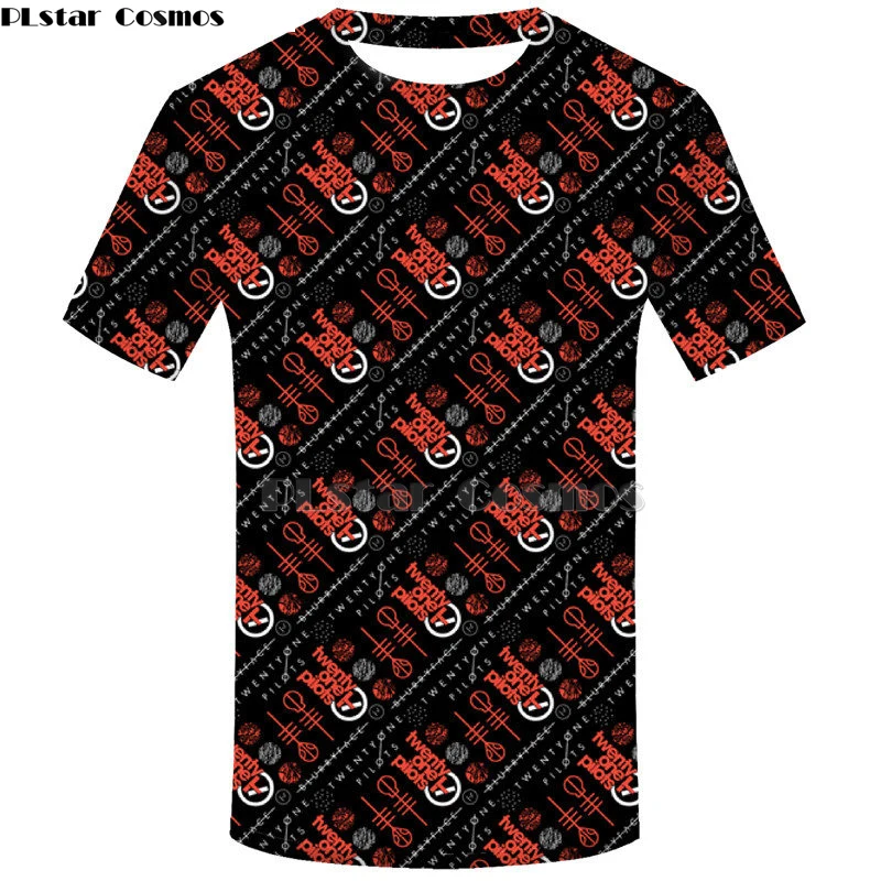Футболка Twenty one pilots, Мужская 3D футболка, harajuku, топ, хип-хоп, Мужская футболка, уличная одежда, топы, модная мужская одежда, футболка