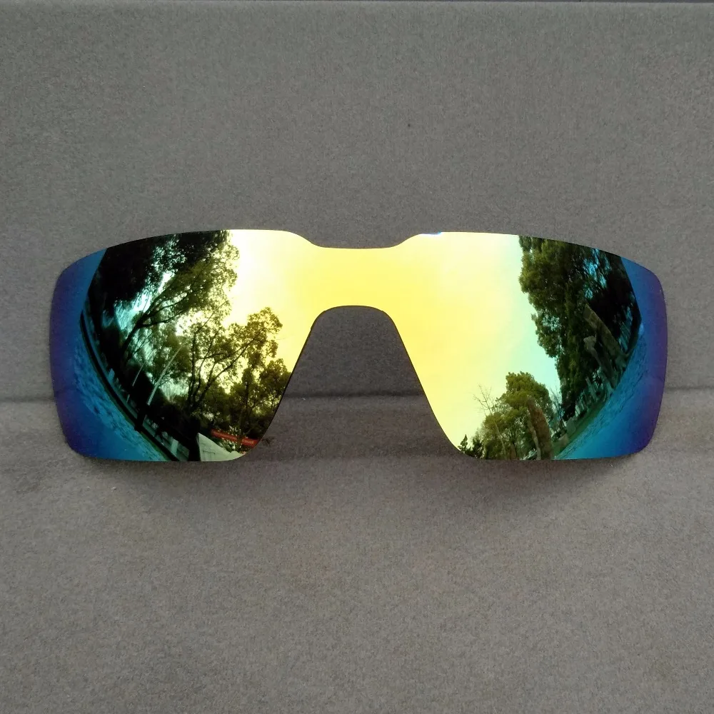 Сменные поляризационные линзы с зеркальным золотом 24 карата для оправы