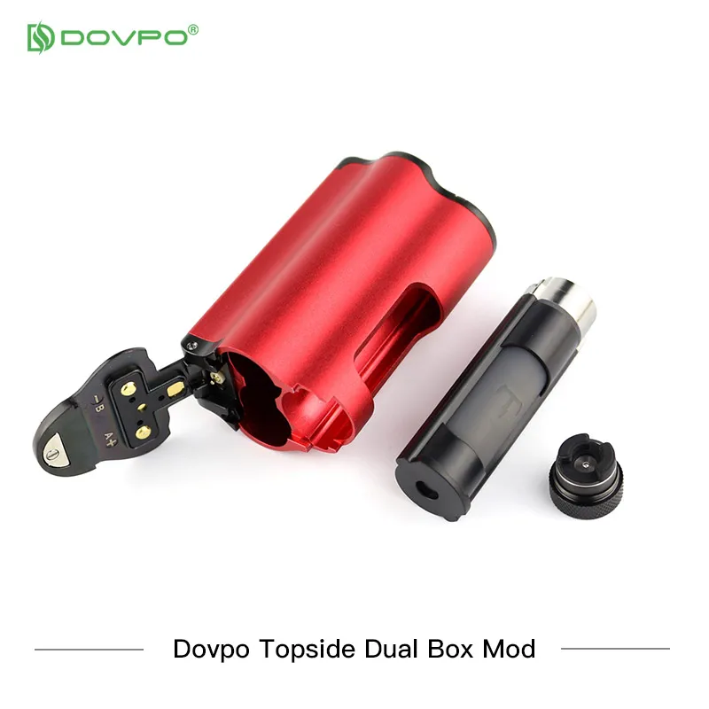 Цветной DOVPO топ с двойным заполнением TC Squonk мод с 10 мл бутылка электронных сигарет моды против Voopoo Drag 2/Vape мод