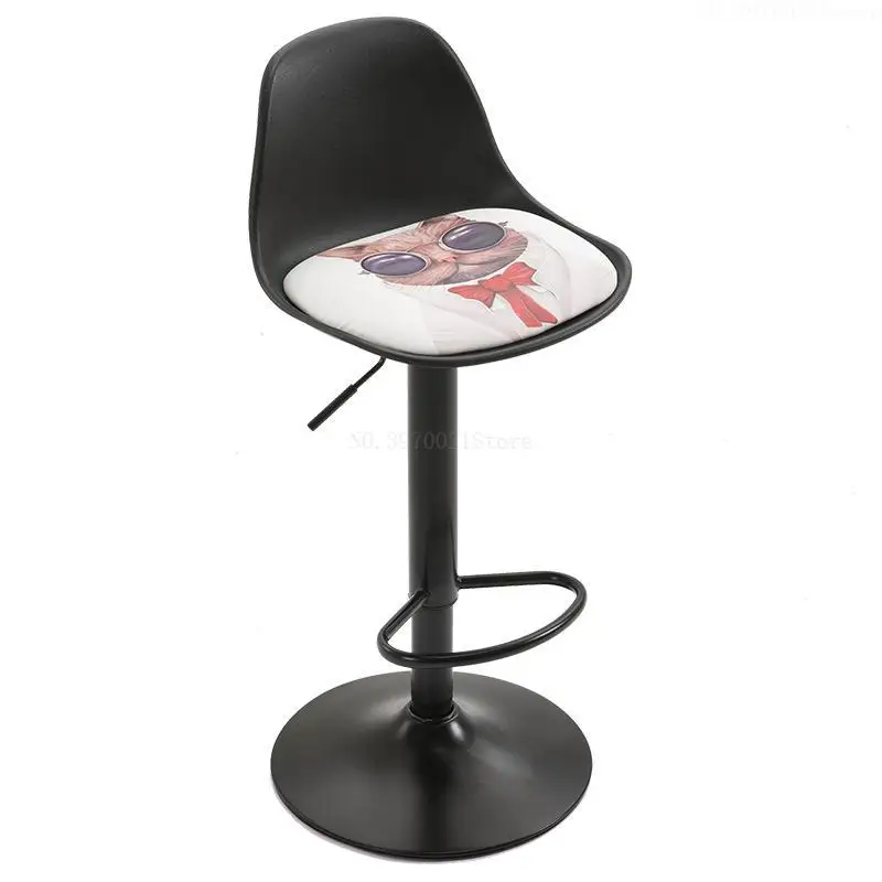 Простой современный домашний высокий барный стул в стиле ретро подъемное кресло