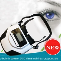 generation 2 built in battery 3d visual training acupuncture laser eye massager relaxing eye trainning device